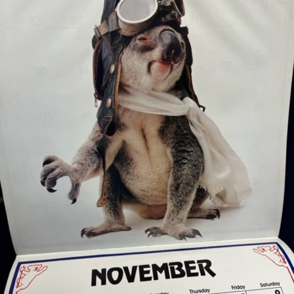 VTG "Sydney", the Qantas Koala Bear 1985 Calendar 12x12" - Picture 8 of 9